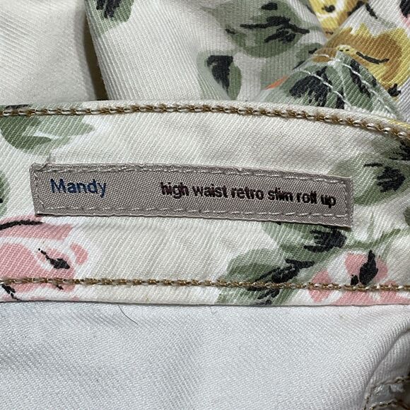 Citizens of Humanity Mandy High Waist Slim Roll Up Jeans Size 27 - Picture 9 of 12